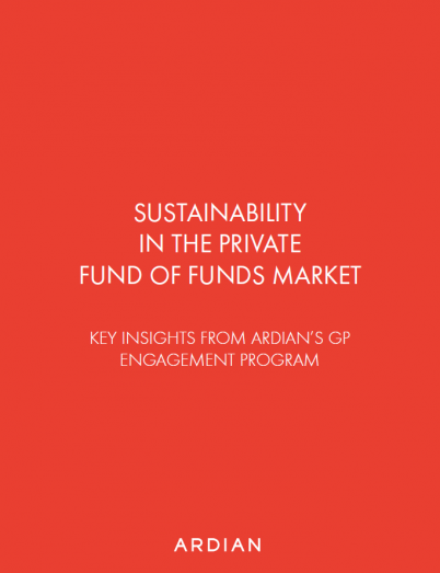 Trinity Gate Investments Sustainability in the FoF market
